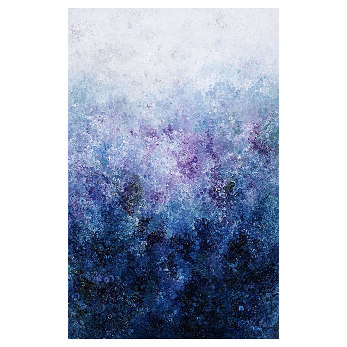 【Lurf MUSEUM】アーティスト・谷﨑一心 個展「Vortex 渦」を2023年11月2日(木)よりルーフミュージアムにて開催。のサブ画像4_「Purple and Blue」1455 × 2273 mm  Oil on canvas  2023