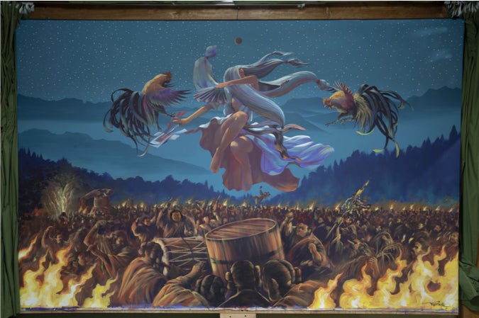 【高千穂：インバウンド】世界トップレベルの一流アーティストが集結！一夜限りの「神々の宴」の表現：高千穂の夜神楽ft.… DJ Music×壁画絵師によるライブペインティング×ダンスのサブ画像3