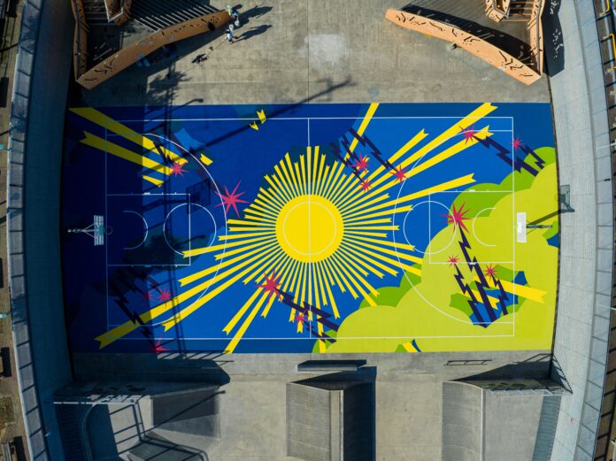 アートで公園を再生する。「go parkey」が新たに手がけた2つの自治体のコートがオープン！のメイン画像