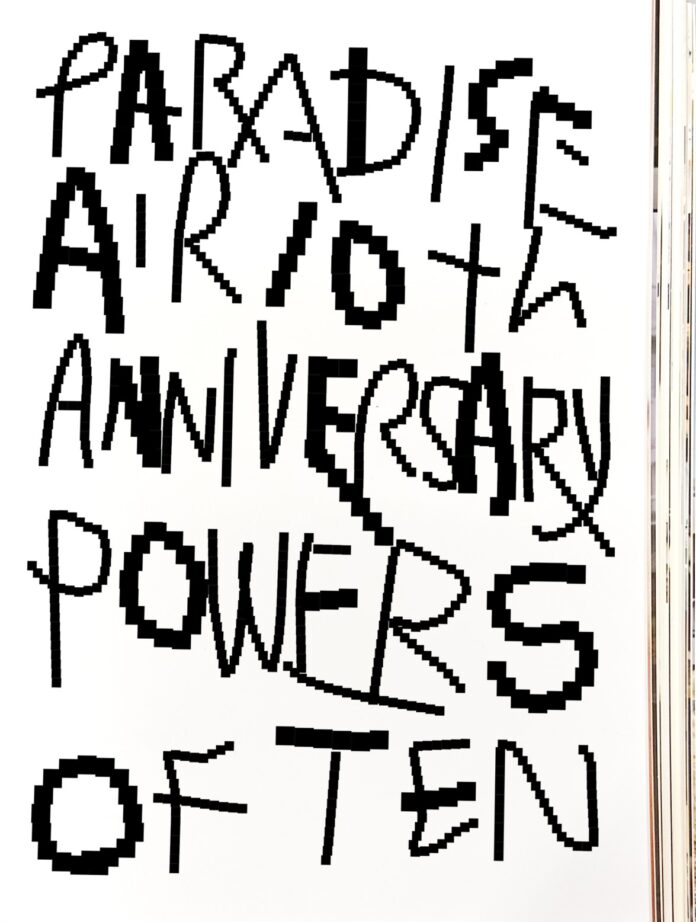 PARADISE AIR設立10周年記念アーカイブブック刊行のメイン画像