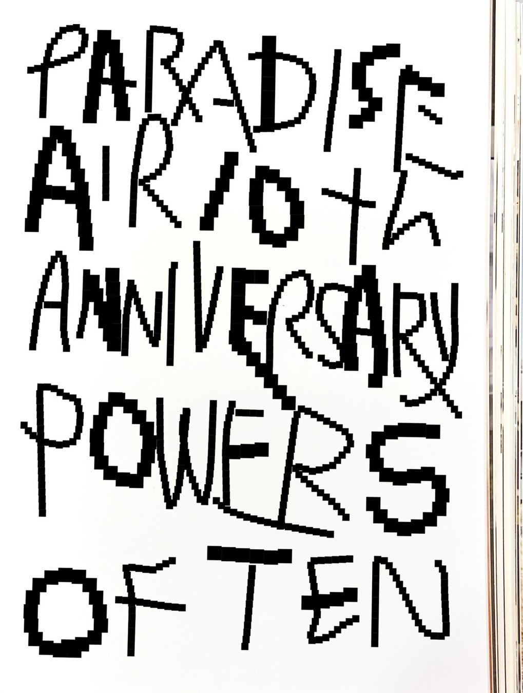 PARADISE AIR設立10周年記念アーカイブブック刊行のサブ画像2
