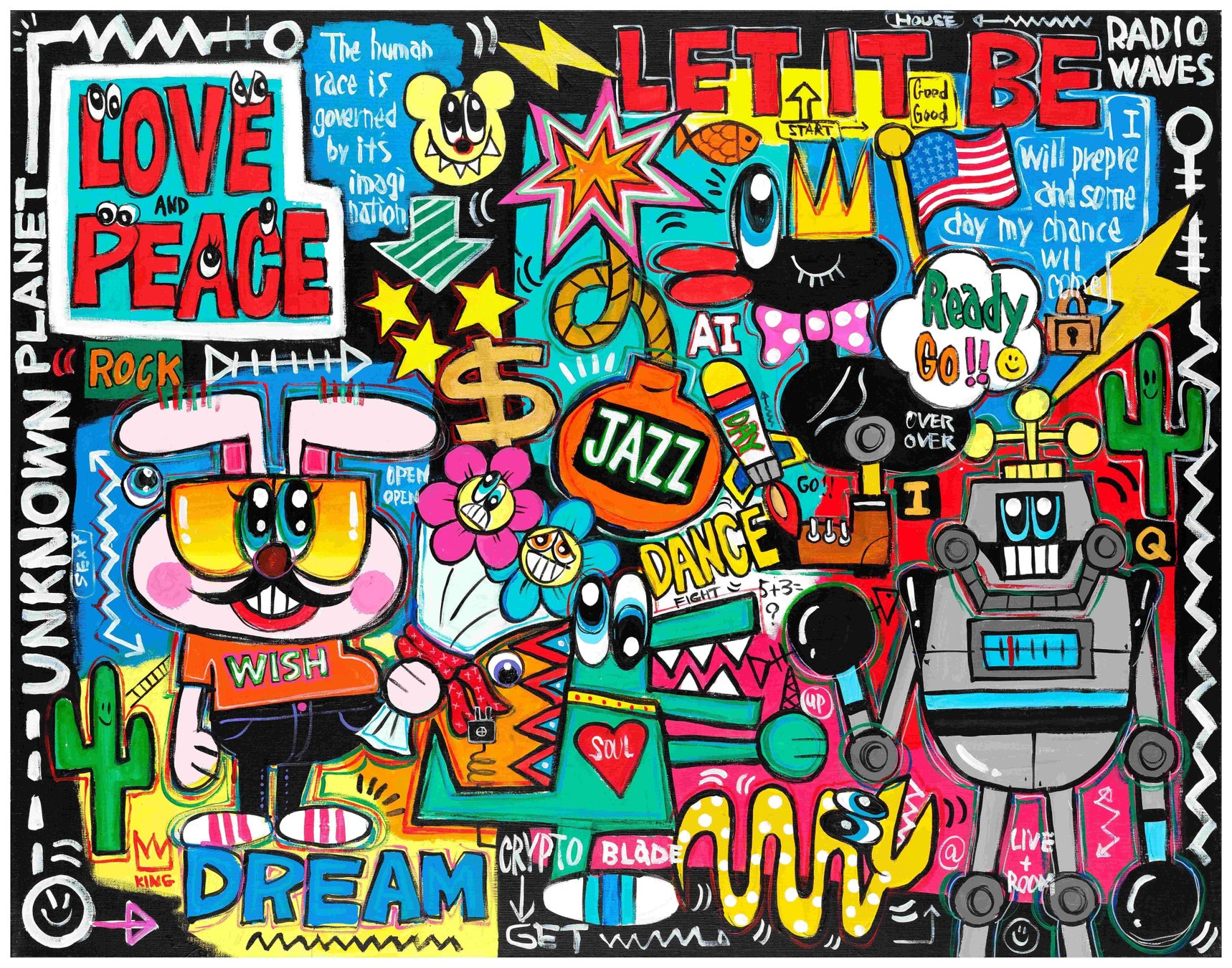 【calif SHIBUYA】青山哲士作品展”2023年 LOVE＆PEACEの旅” 開催のおしらせのサブ画像2