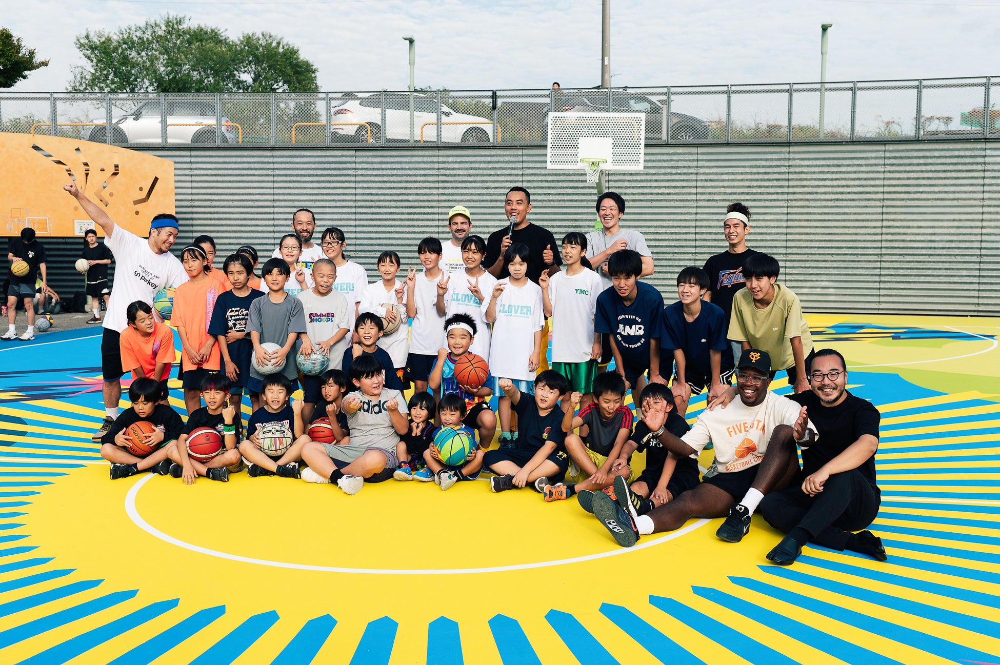アーティスト舘鼻則孝のアートワークで彩られたバスケットボールコートがオープン。「PROJECT BACKBOARD 」＆「 go parkey」が手掛けるリノベーション・アートコートの全貌が初公開。のサブ画像6_© NORITAKA TATEHANA K.K., Photo by GION
