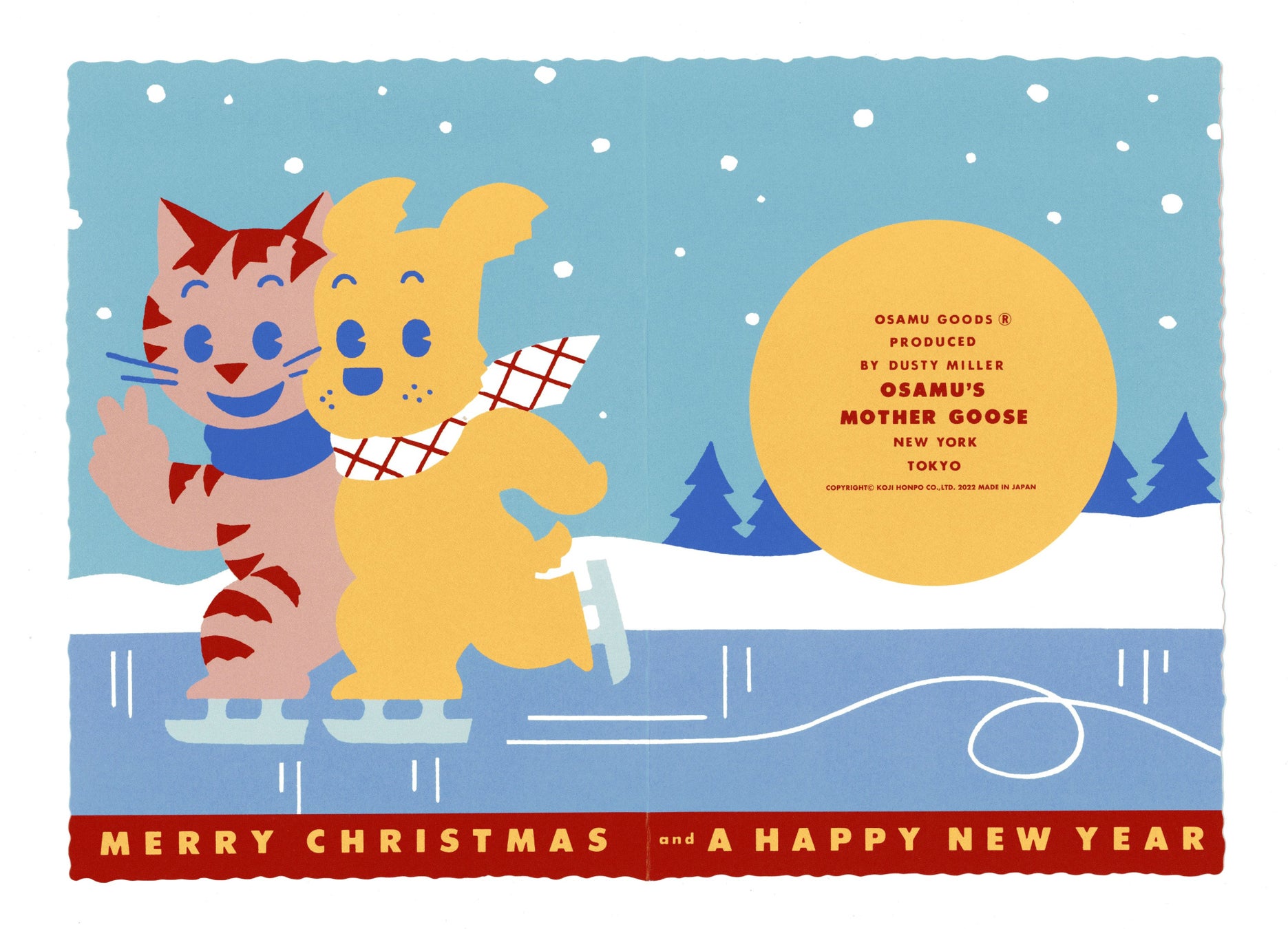 【銀座 蔦屋書店】イラストレーター原田治のグッズを取り揃えたフェア「OSAMU GOODS STORE」を11月26日（日）より開催。クリスマスカードやお皿、ファッション雑貨など多数のアイテムを展開。のサブ画像2