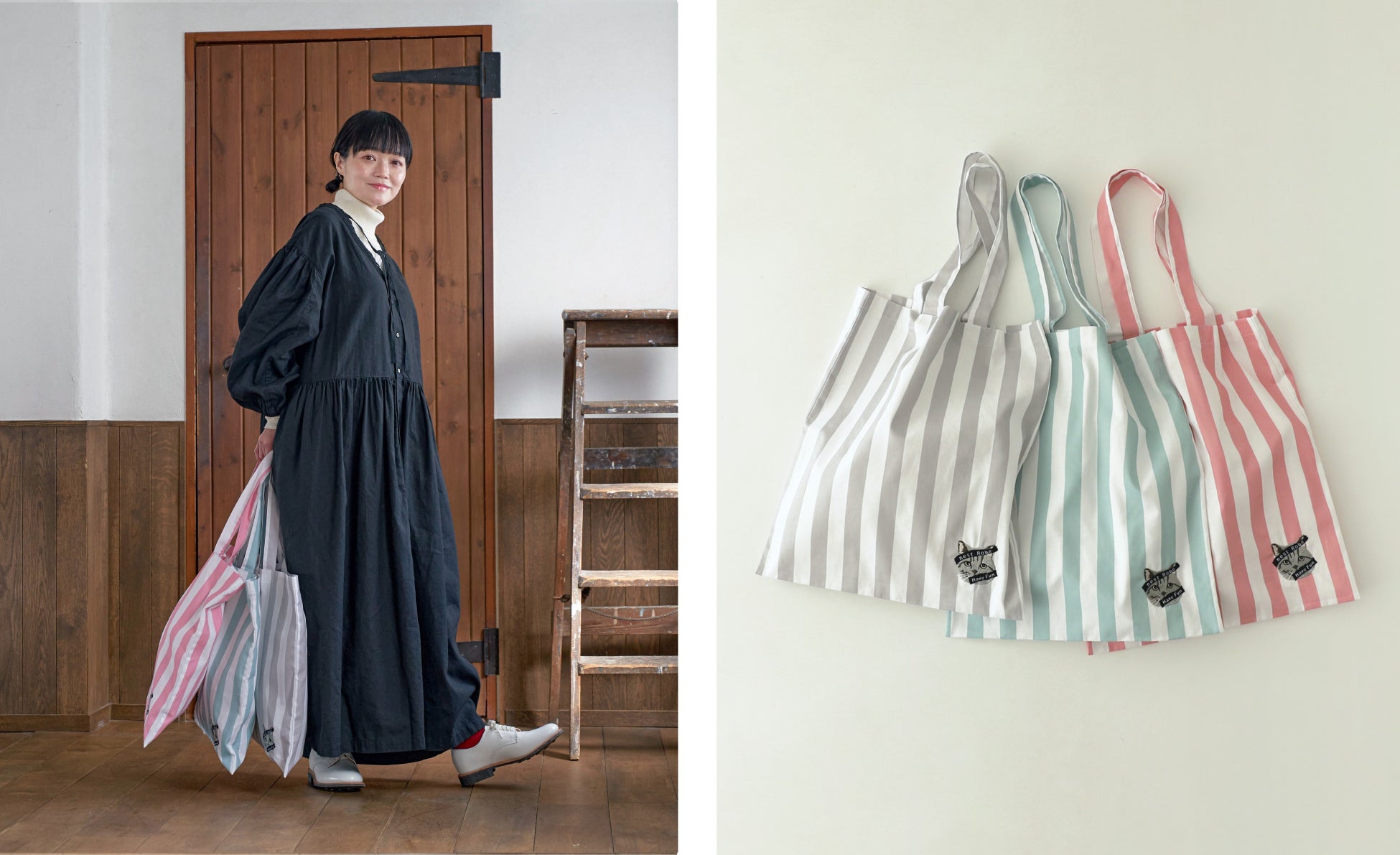刺繍作家 小菅くみ × ファッションブランド「ネストローブ」のコラボアイテムがリリース！いつもの日常がちょっと楽しくなるようなチャーミングなスペシャルアイテムがラインナップ。のサブ画像4