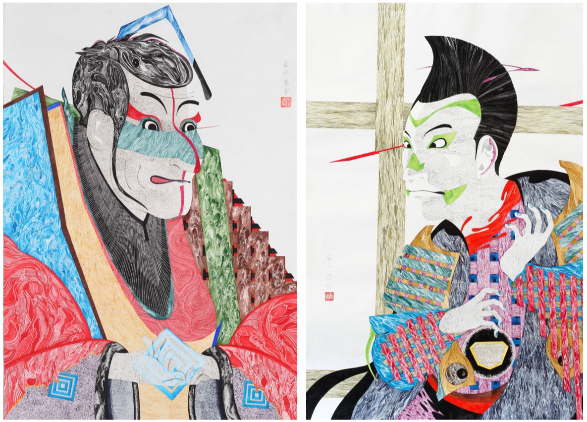 【札幌グランドホテル】藤谷康晴個展「札幌顔見世大歌舞伎ーＥＺＯパンクスの肖像ー」開催　2023年11月2日（木）～2024年1月19日（金）のサブ画像1