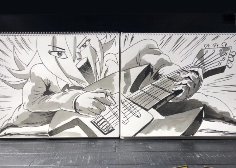 【世界中のアニメ・アートファンを熱狂させた「ヘルシェイク矢野」のギターが完成！】のメイン画像