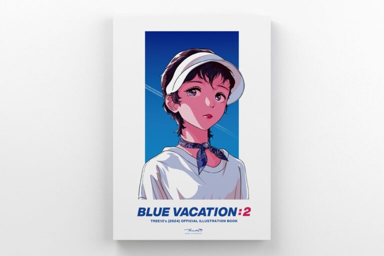 【京都 蔦屋書店】韓国人イラストレーターtree13の作品展「BLUE VACATION : 2」を1月15日（月）より開催。80～90年代の韓国と日本のカルチャーを取り入れたレトロポップな世界を描くのメイン画像