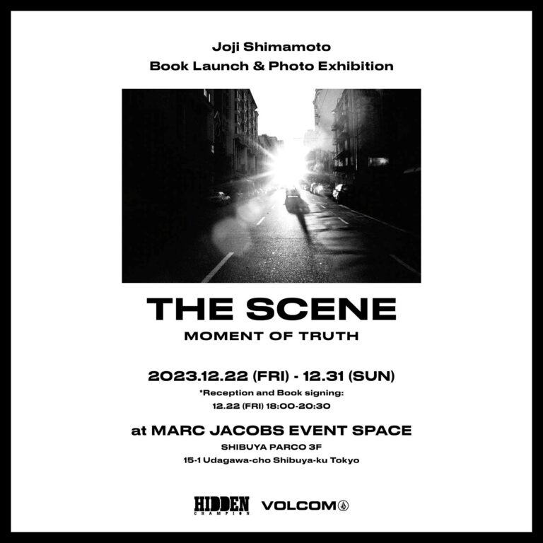 Joji Shimamoto 「THE SCENE-MOMENT OF TRUTH」ブックローンチ記念写真展を12月22日（金）に開催 !!のメイン画像