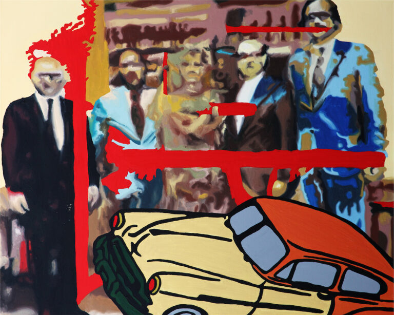 デジタルコラージュをキャンバスに落とし込み、具体と抽象の摩擦で時空の歪みを生み出す若手注目株アーティスト「中島友太(Yuta Nakajima)」の作品を今週1/26(金)19:30〜日本円で販売開始のメイン画像