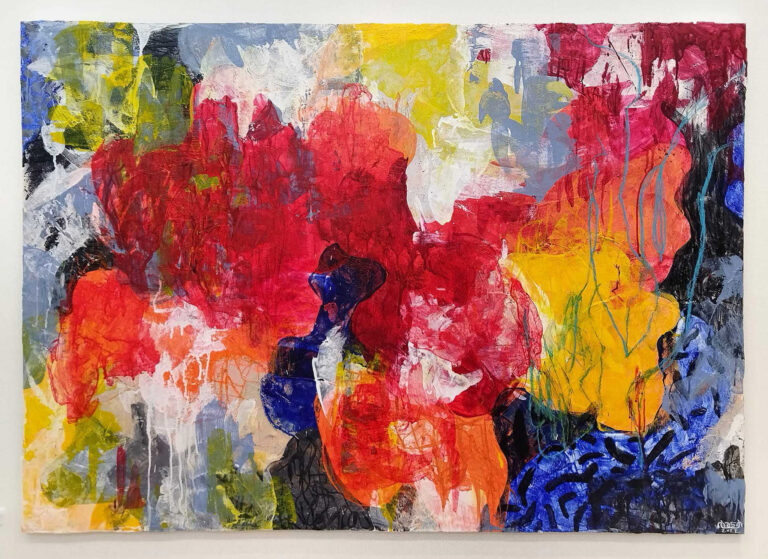 【YUGEN Gallery】ジャズの即興演奏のように描く画家・岩川真澄の展覧会のメイン画像