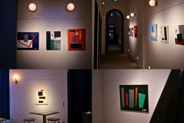 歴史的建造物の幻想的な空間を抽象画で彩る「小西純二」氏の展示「形と色、そして動き」が、UNWIND HOTEL & BAR 小樽の「UNWIND GALLERY」にてスタートのメイン画像