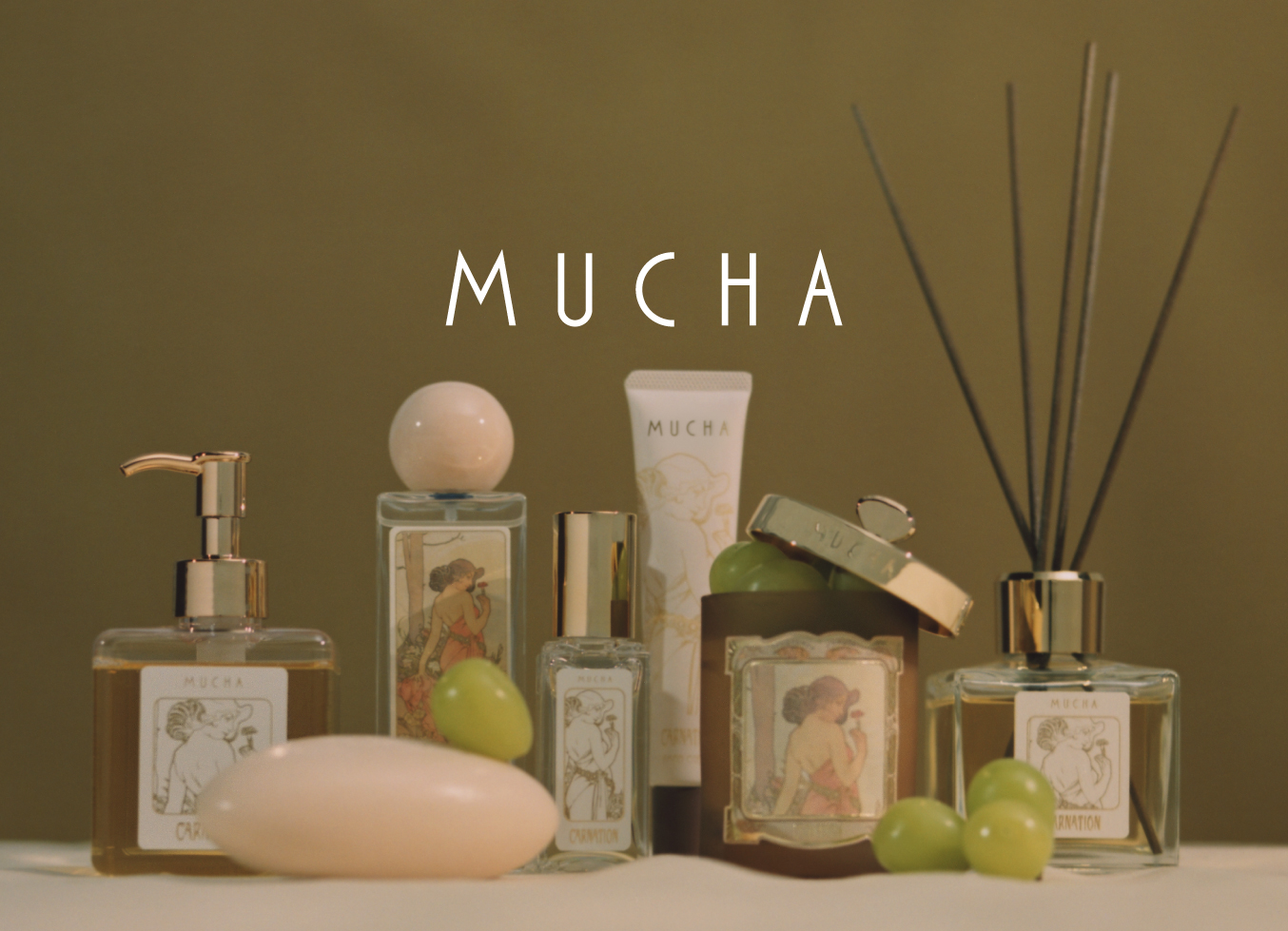 【MUCHA(ミュシャ)】人気連作「四つの花」のカーネーションを贈る、ミュシャのマザーズデイコレクション。感謝の気持ちを伝えるギフトキットを限定発売のサブ画像1