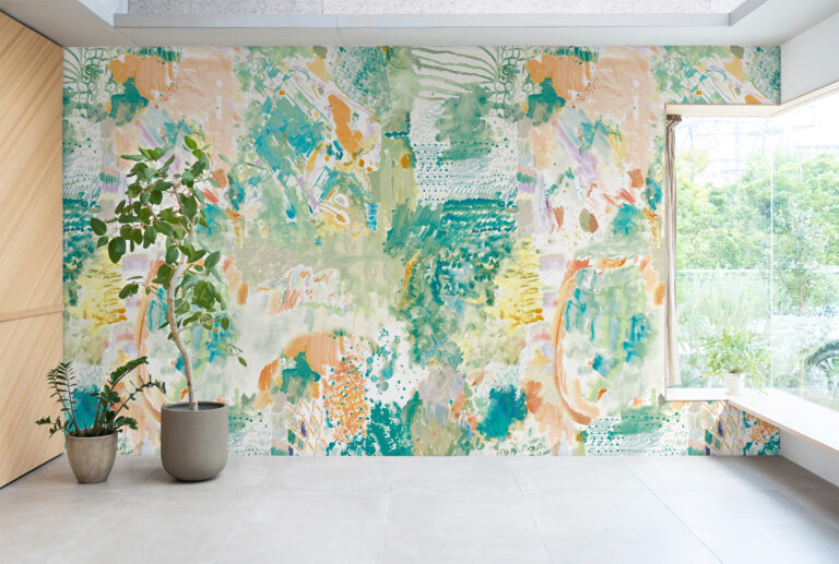 壁紙ブランド「WhO（フー）」から、アーティストひがしちかによる新柄。自然と調和する豊かな表現24点のメイン画像