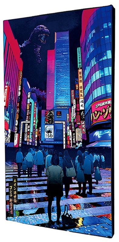 「ネオン浮世絵ゴジラ」ファブリックボードが版三オンラインショップで発売開始！さらに発売を記念して抽選で10名様にプレゼント！！のサブ画像3