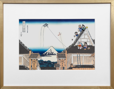 大人気ドラえもん浮世絵木版画シリーズ最新作、数量限定キャンセル分の再販売受付まもなく開始！のサブ画像2