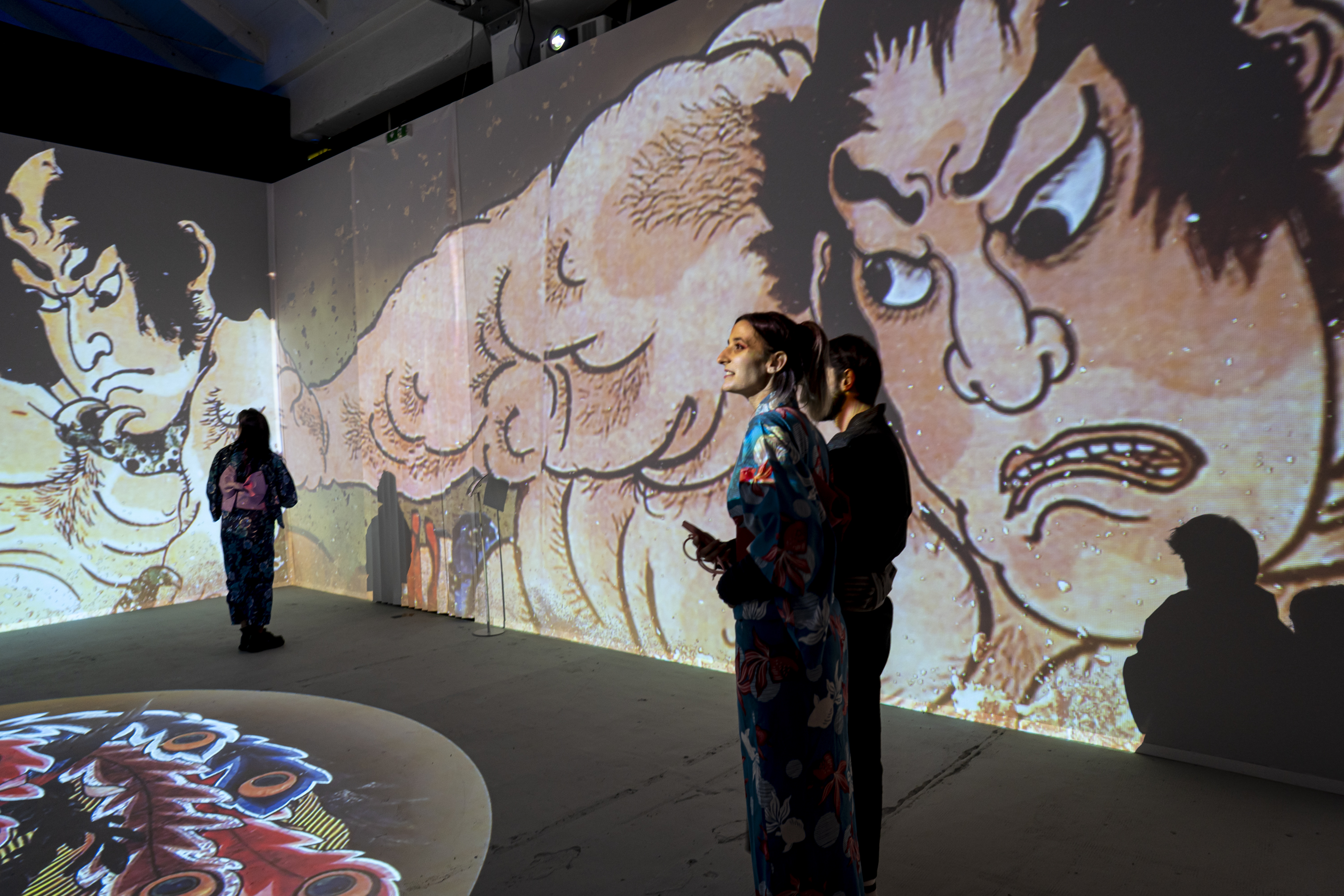 【開催中】一旗プロデュース「動き出す浮世絵展 MILANO」をイタリア・ミラノで開催。名古屋で8万人超を動員した体感型デジタルアートミュージアムが初の海外開催。公式記録写真を公開。のサブ画像13