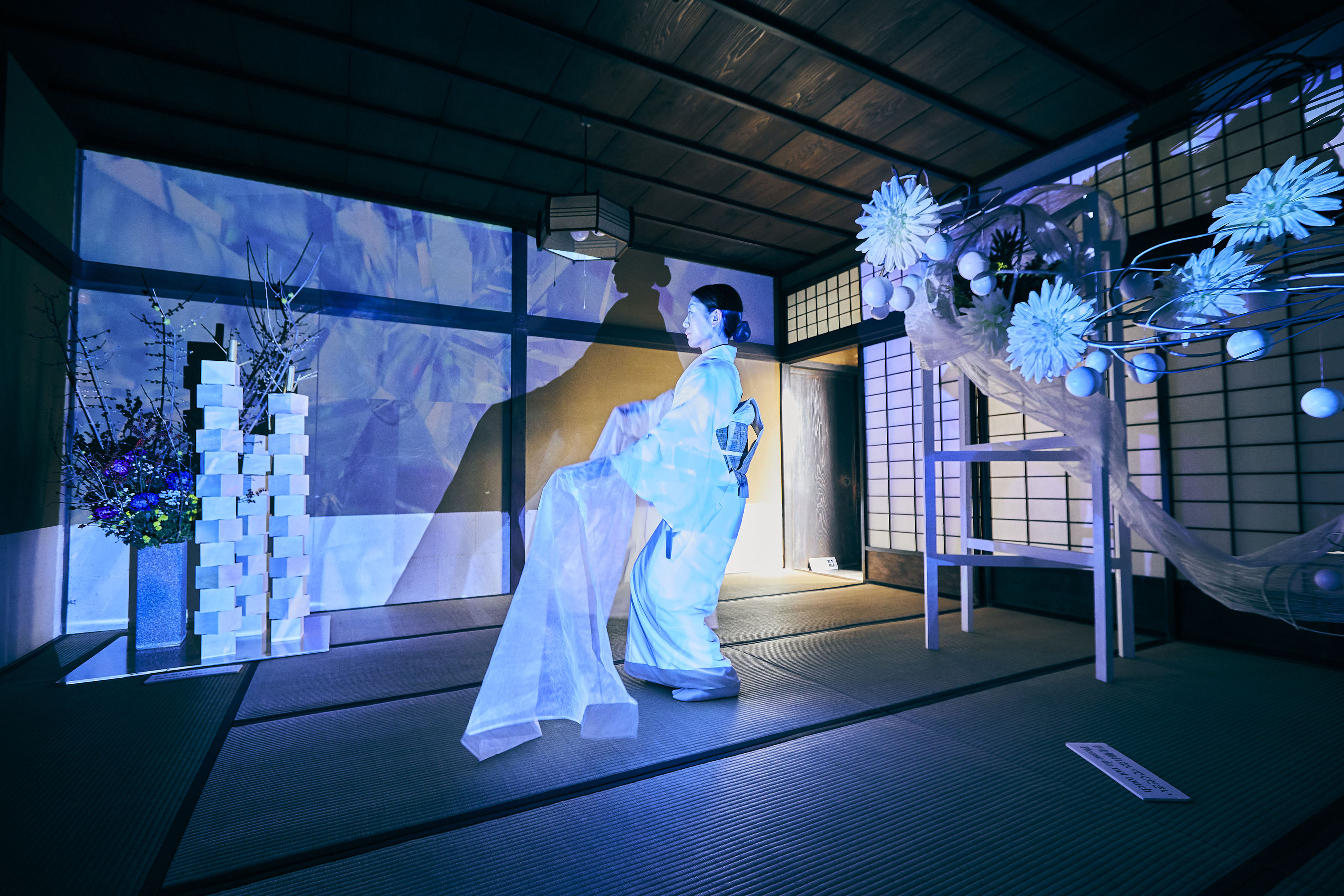 一旗プロデュース「愛知県指定有形文化財 伊藤家住宅×花とデジタルアートの祭典 2023-2024」の公式記録映像を公開。貴重な建物を舞台に日本の文化芸術とデジタルアートが融合した幻想的なアート空間。のサブ画像7