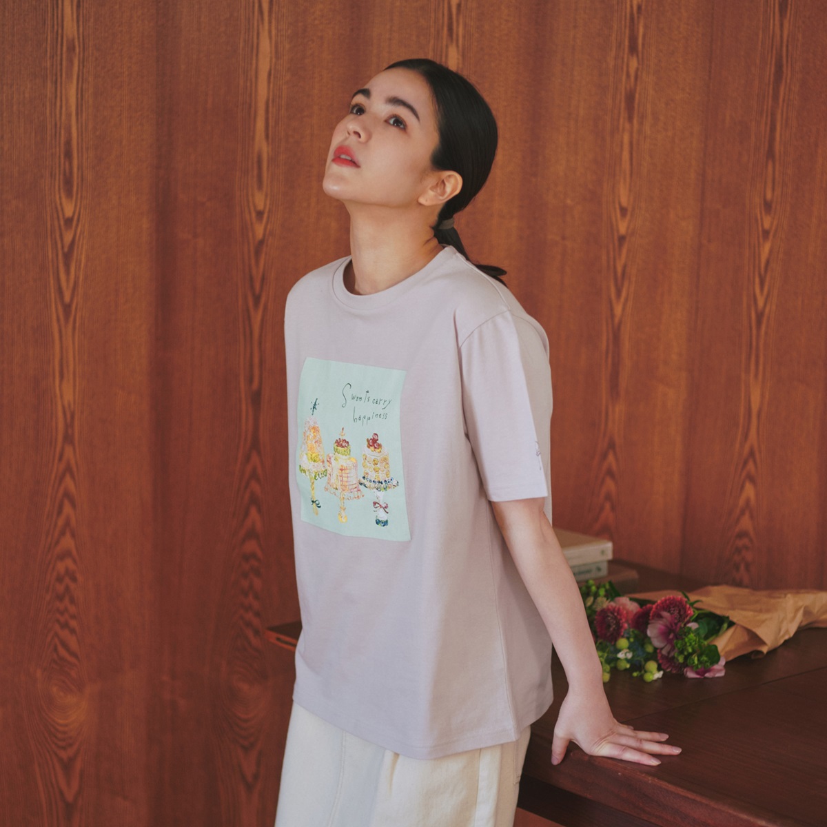 イラストレーター「maya Shibasaki」・フォトグラファー「岡崎直哉」とコラボレーション『Afternoon Tea T-shirt コレクション』4月24日(水)発売のサブ画像4