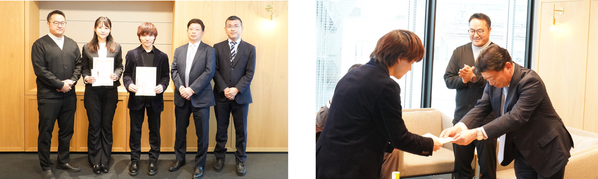 新築分譲マンション「ブランズタワー橋本」多摩美術大学と産学共同研究契約を締結のサブ画像2_表彰式の様子
