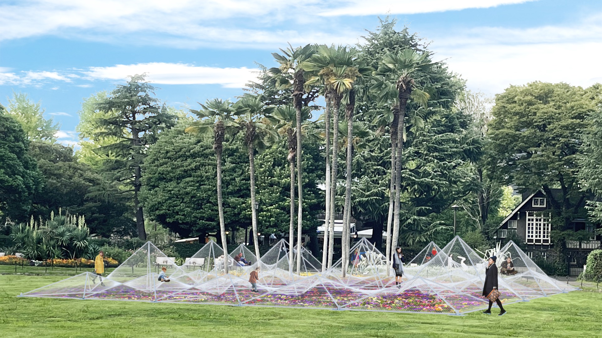 日比谷公園に永山祐子氏によるアップサイクルした遊具が登場のサブ画像3
