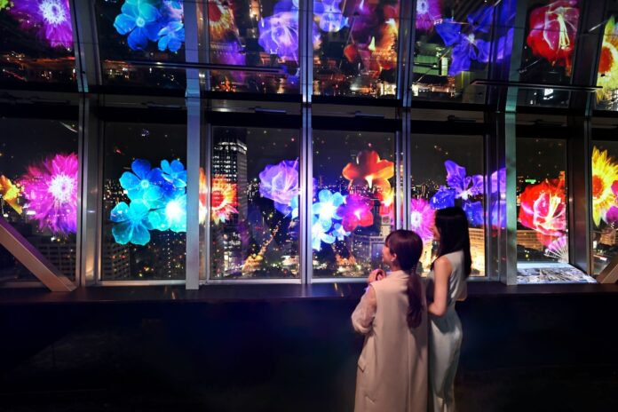 名古屋の夜景×ネイキッドのマッピングショー初夏バージョンにリニューアルのメイン画像