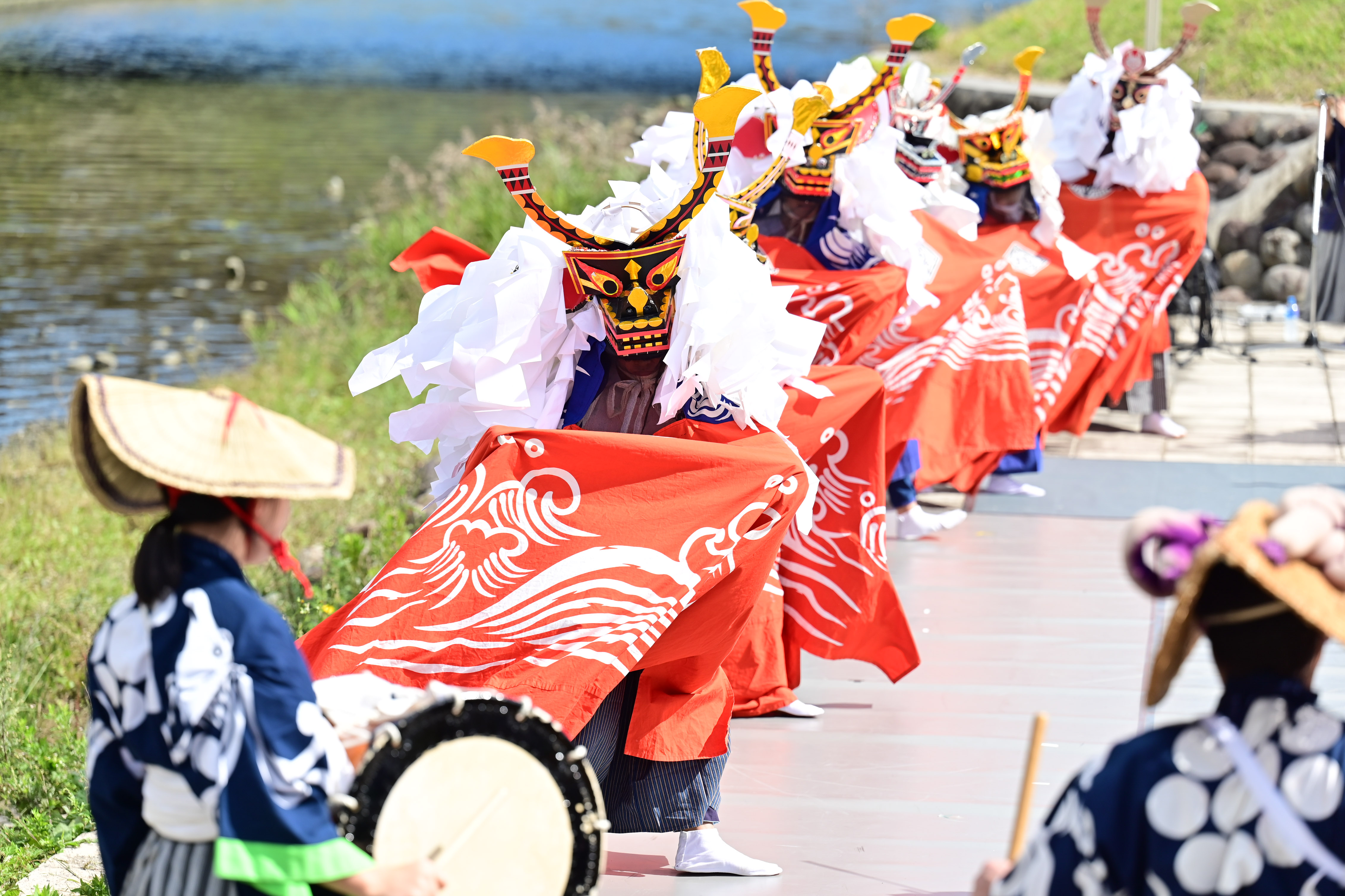 三陸国際芸術祭2024 訪レ（おとずれ）９月〜３月 開催決定！のサブ画像3_▲ 花輪鹿子踊り（岩手県宮古市）-三陸芸能大発見サミット2023より-
