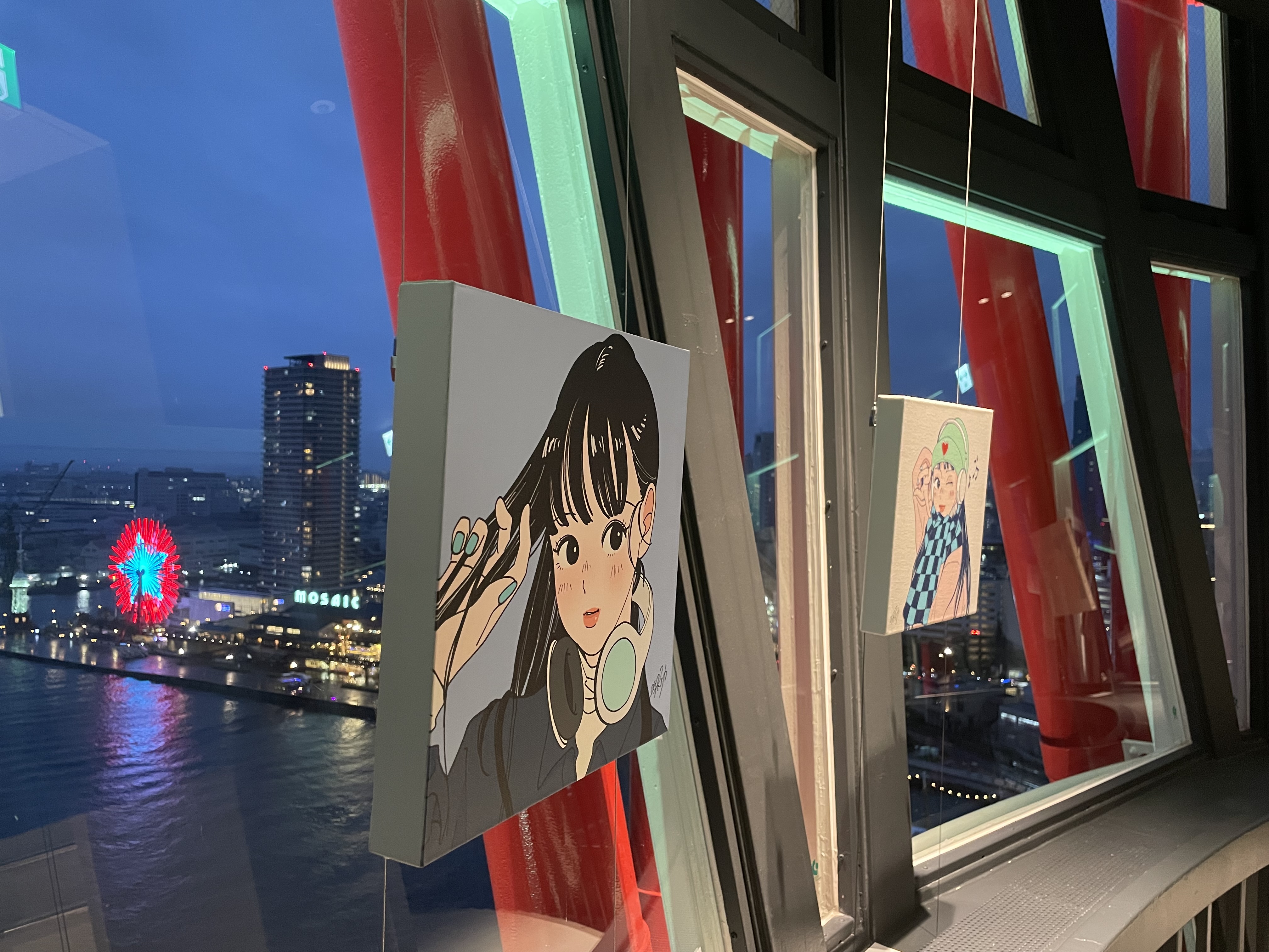 Z世代の注目を集める若手作家ヨシフクホノカの作品展を神戸ポートタワー展望1階「Gallery 360［ギャラリー サンロクマル］」で開催のサブ画像6