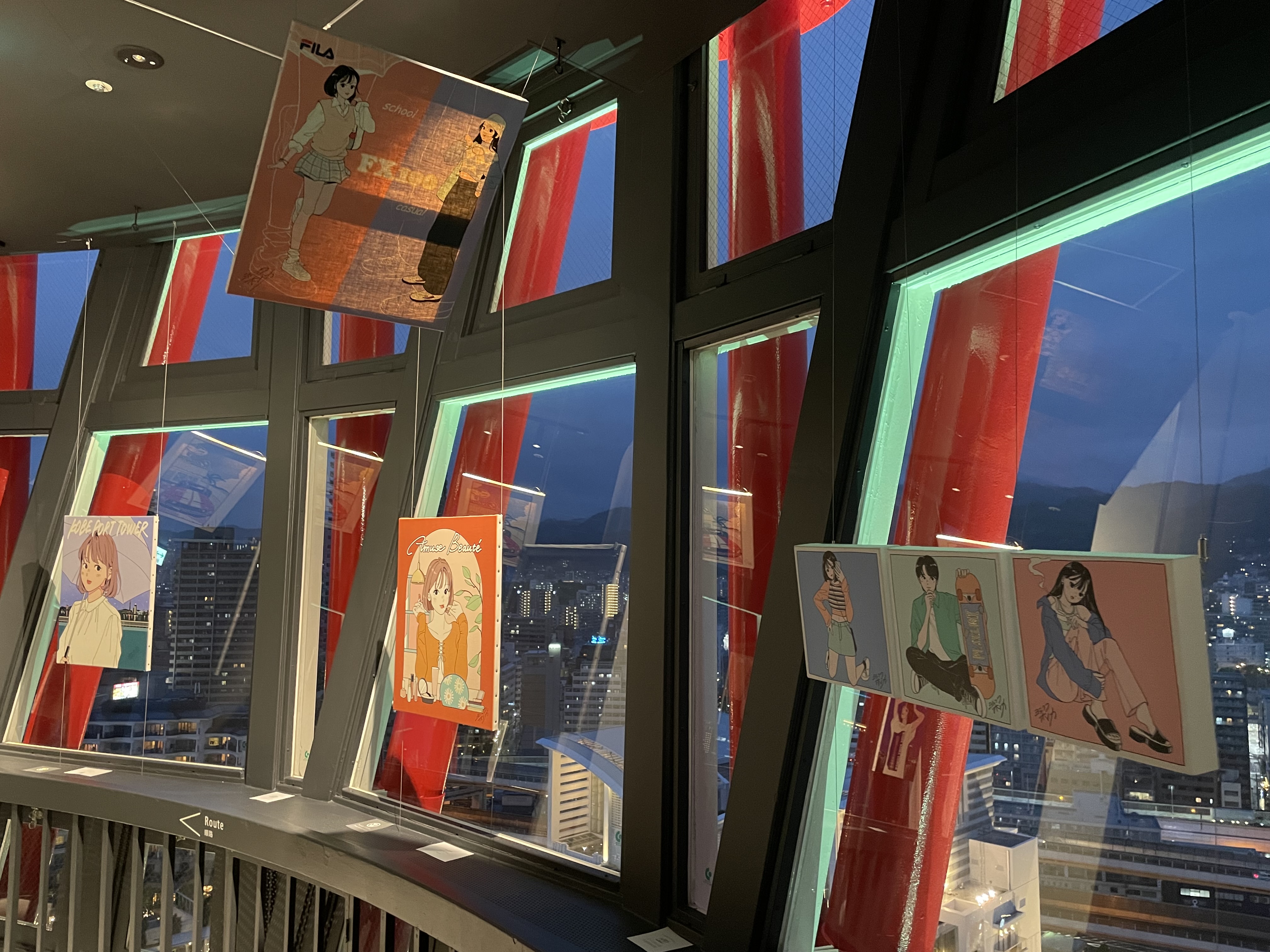 Z世代の注目を集める若手作家ヨシフクホノカの作品展を神戸ポートタワー展望1階「Gallery 360［ギャラリー サンロクマル］」で開催のサブ画像7