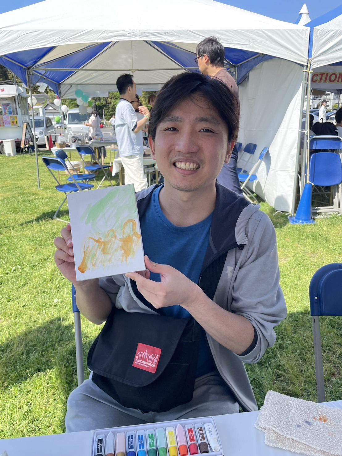 全盲アーティスト「あなたの似顔絵描きます」のサブ画像3