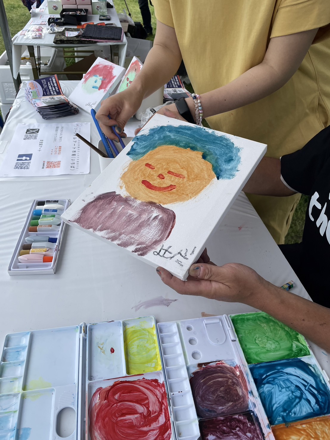 全盲アーティスト「あなたの似顔絵描きます」のサブ画像8