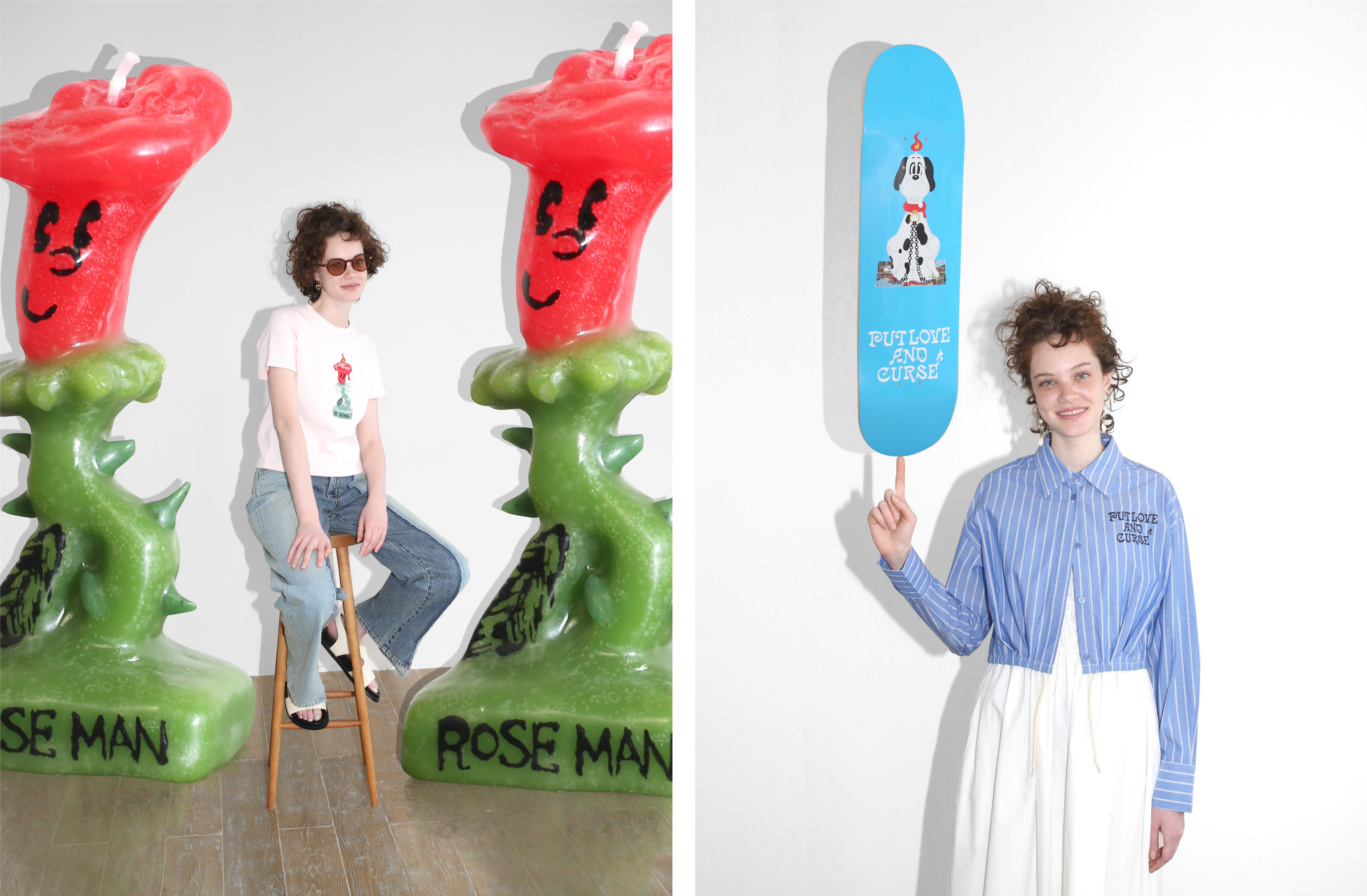 MOUSSY（マウジー）が仕掛ける「アート×ファッション」プロジェクト “ PROJECT U（プロジェクト ユー）” 第14弾は、OLGA GOOSE CANDLEとの共同制作のサブ画像5