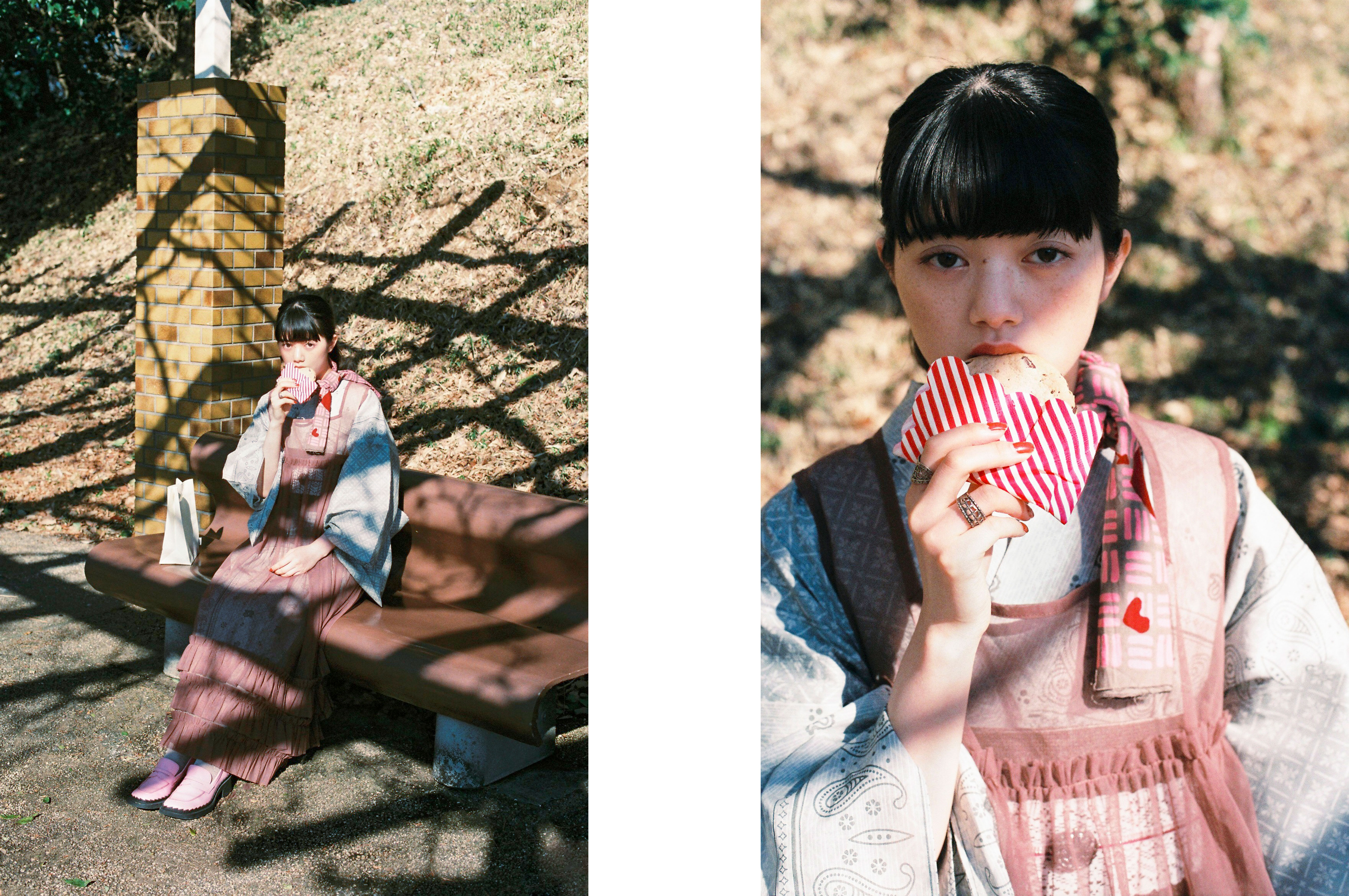 ＜KIMONO by NADESHIKO＞新作ゆかたリリース。両面型染めや注染といった伝統技法を使用したゆかたから、【シブヤフォント】テキスタイルのゆかたまで多彩なラインナップで展開します。のサブ画像3