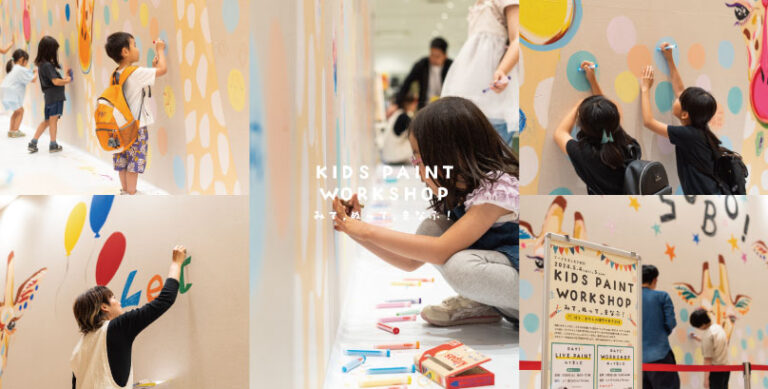 【fence&art】SOCOLA 南行徳にて、約200名のこどもたちとウォールアートを制作！仮囲いをキャンバスに、アーティストと、こどもたちが一緒に描いた作品が期間限定で展示中。のメイン画像