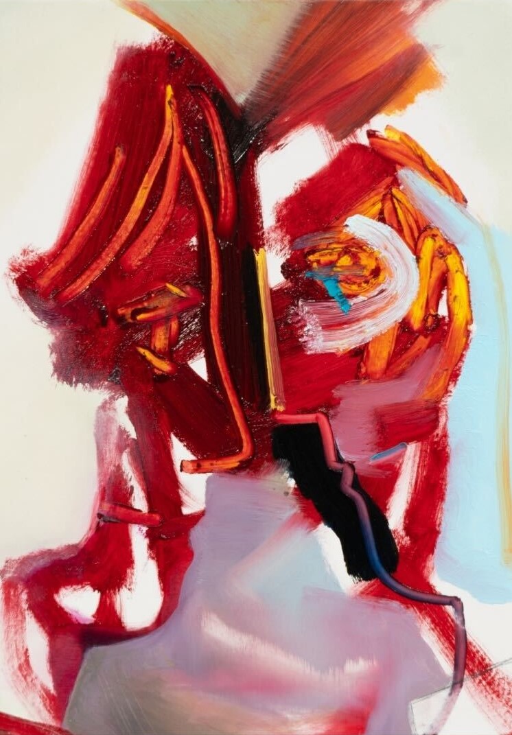 長谷川彰宏、待望の大規模個展開催！のサブ画像7_長谷川彰宏《Untitled no.13》2024　MDFパネル、油彩   33×24 cm