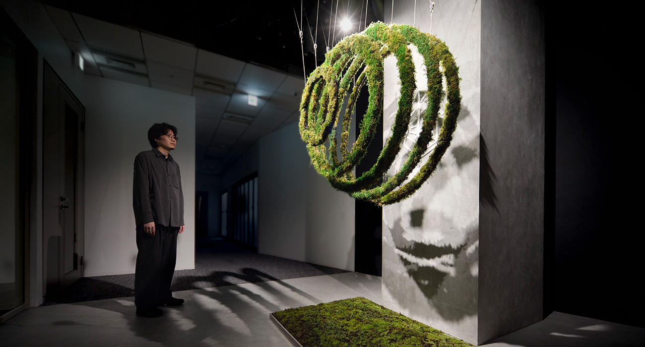 地球温暖化がテーマ　「苔」が地球環境に与える「ととのい」を表現したデジタルアート展示『PLAN（E）T』公開のサブ画像1