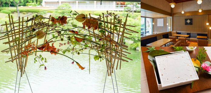 《カフェ空間×アート》の企画展 「借景」Borrowed scenery　神戸随一の日本庭園・相楽園を借景にTHE SORAKUEN「相楽園パーラー」で開催のメイン画像