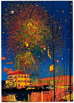 【そごう千葉店】イラストレーター 鈴木英人氏の原画・版画を展示販売のサブ画像3