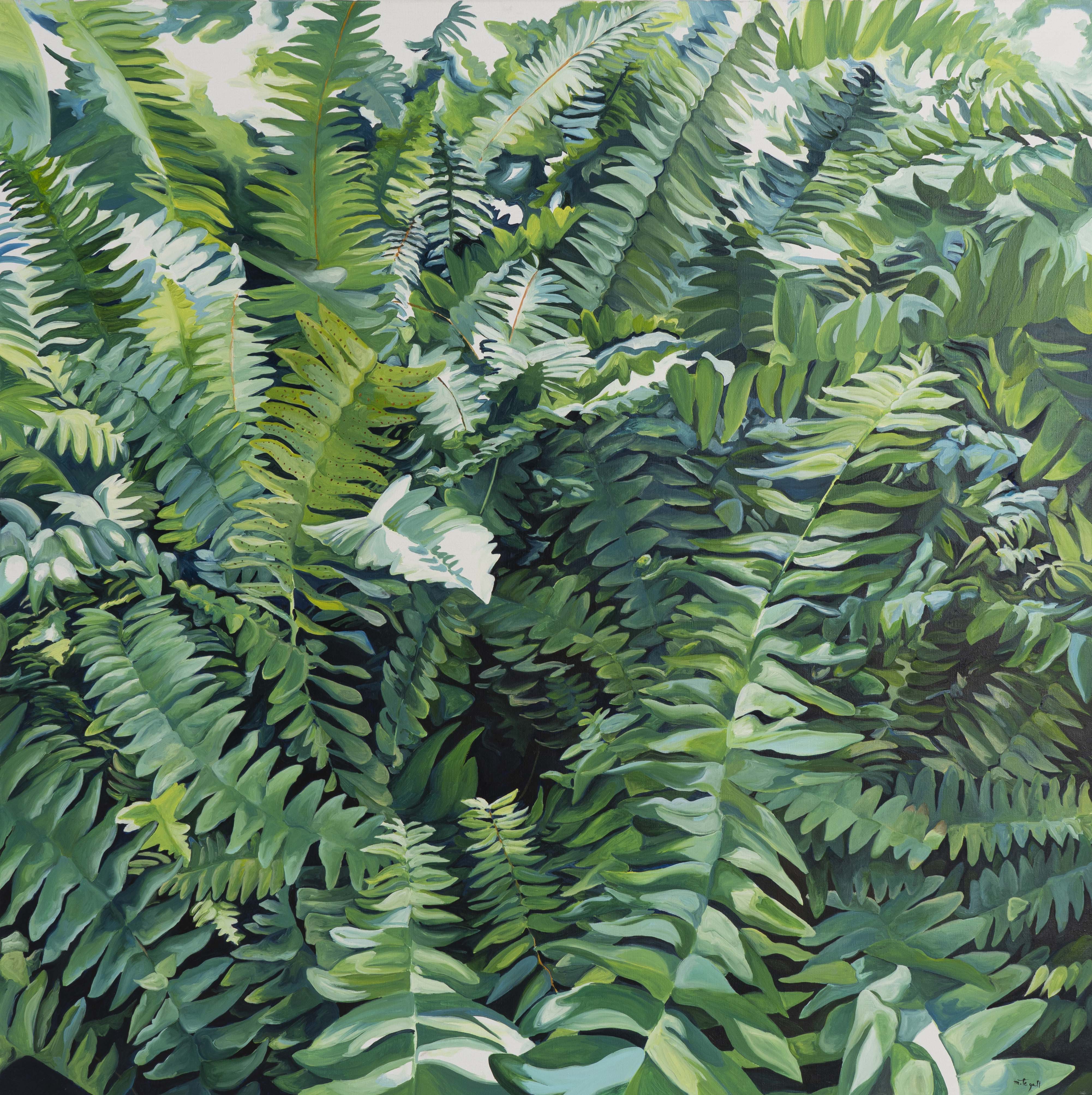 【作品展】フランスの陶芸家/画家マリーナ・ル・ギャルの個展が6月21日(金)より開催。のサブ画像3_Lorigine du monde ,2021, oil on canvas, 120x120cm, ©︎Marina Le Gall