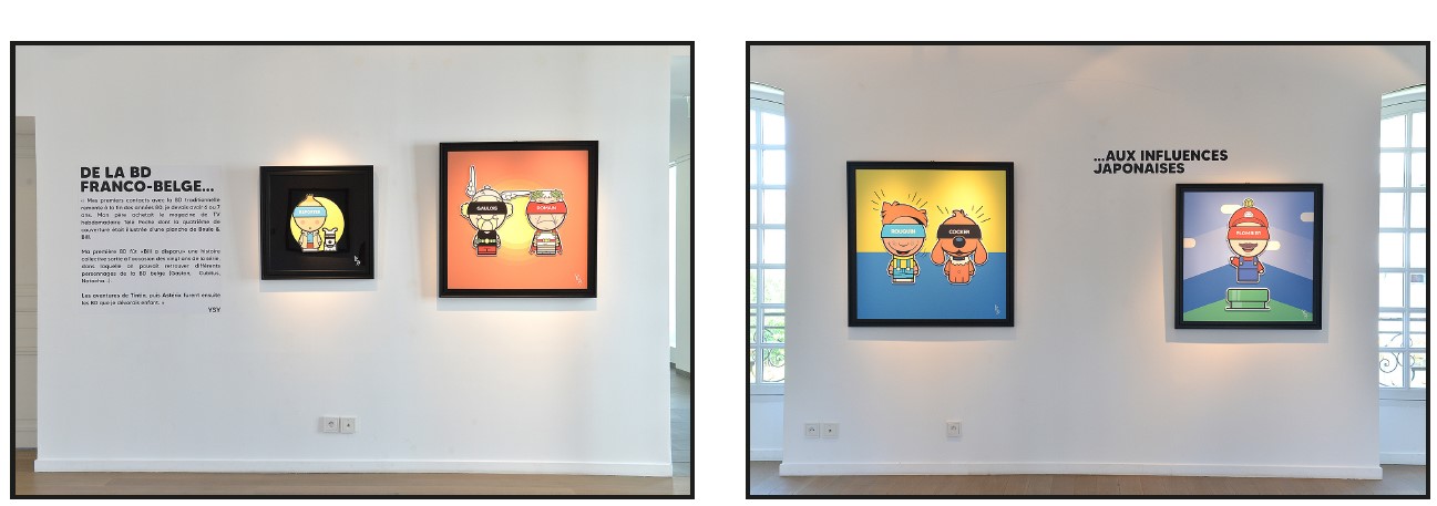 【プルマン東京田町】今夏注目のパリ×スポーツ界の英雄を称えるYSYのポップアート、初の海外展覧会が東京で開催！(入場無料)のサブ画像9_フランスでの展示会「YSY POP TRANSVERSALE」の様子　2022年(提供 YSY)