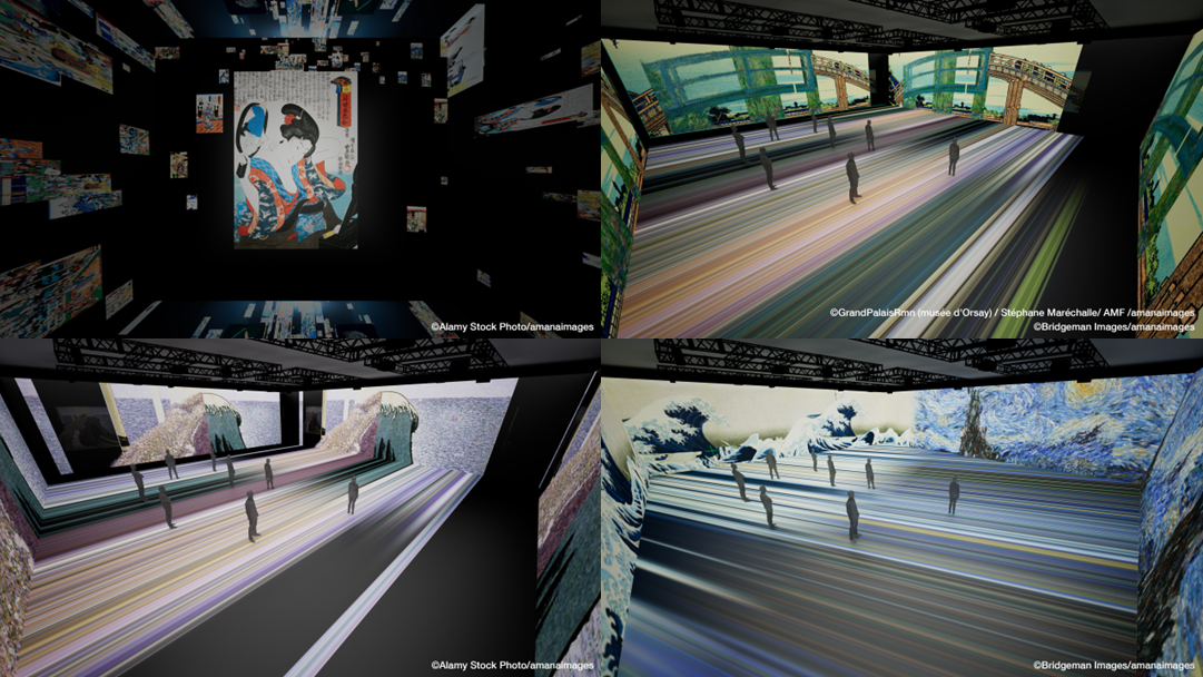 Immersive Museum TOKYO vol.3 印象派と浮世絵 〜ゴッホと北斎、モネと広重〜印象派作品と日本の浮世絵がシンクロするイマーシブ体験のサブ画像2