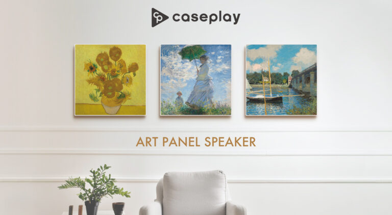 ゴッホ/モネの名画のアートパネルスピーカーがスマホアクセサリーショップCASEPLAYから登場！のメイン画像