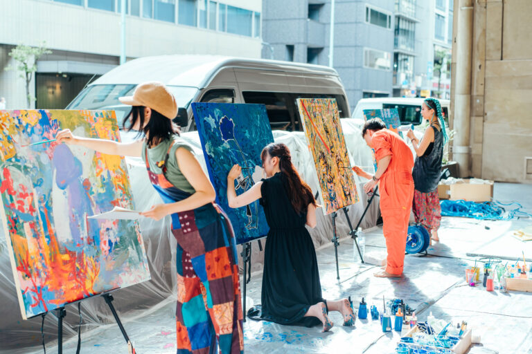 描いて・見て・食べて 豊島区（池袋）で身近にアートに触れる ≪P-144×STUDIO201≫ Kids = Artists Exhibition -A Look Back on 2024-のメイン画像