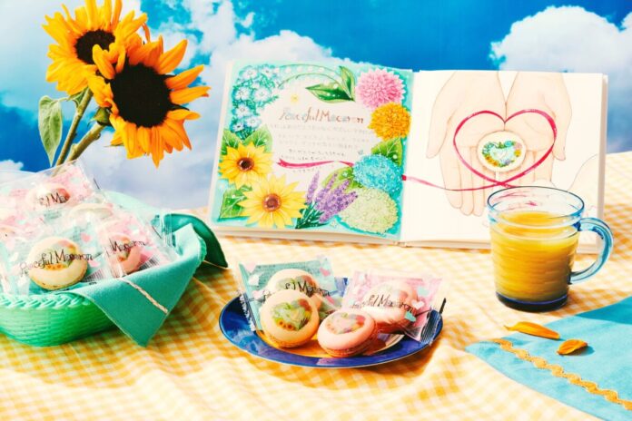 【ブールミッシュ×鴨志田和泉】花が心を彩り、鳩が想いを届ける。「ピースフルマカロン」プロジェクト　新デザインが5月1日(金)から販売開始！のメイン画像