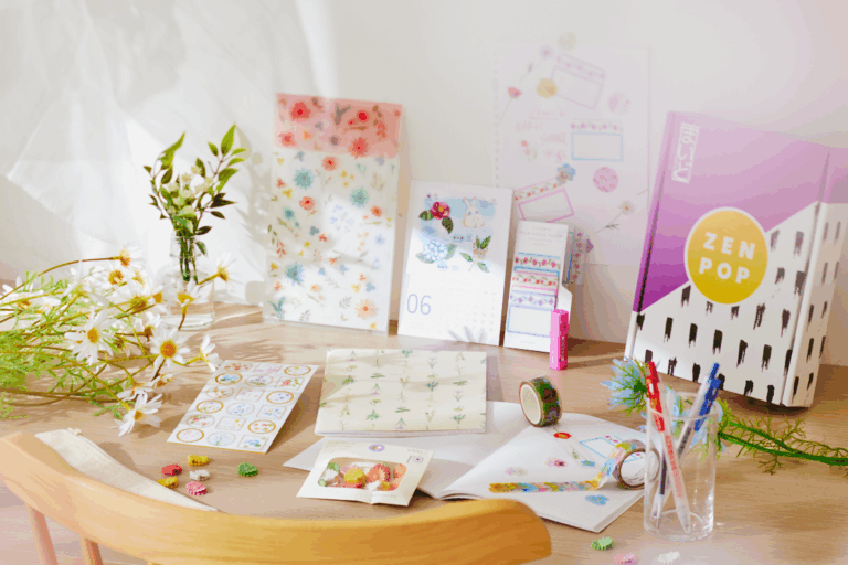 5月のテーマは「花言葉」！海外向けサブスクリプション文房具ボックスZenPopに新作登場のメイン画像