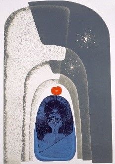 佐倉市立美術館開館30周年記念/生誕100年記念「深沢幸雄展－彫版に依って歌う詩人」佐倉市立美術館でこの夏開催！(8/10~9/29)【千葉県佐倉市】のサブ画像4_深沢幸雄　《星の門》1972年／銅版画 748×49.8