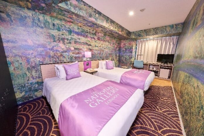 【サンシャインシティプリンスホテル】～イギリス国立美術館『ロンドン ナショナル・ギャラリー』公認～ クロード・モネの印象派の世界を楽しむ 没入型“泊まれる美術館”コンセプトルーム新ステイプランを販売のメイン画像