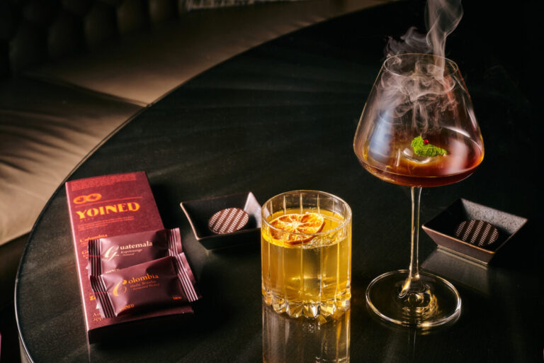 ザ・プリンスギャラリー 東京紀尾井町 UCCの“飲まないコーヒー”『YOINED』と初のコラボレーション コーヒーとカクテルが織りなすバレンタイン向けメニューをバーにて販売のメイン画像