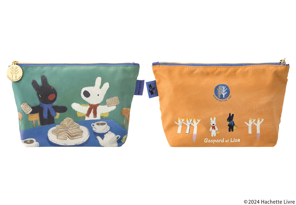 ファン必見！「リサとガスパール」×「シュガーバターの木」のコラボポーチセットが通販初登場のサブ画像2