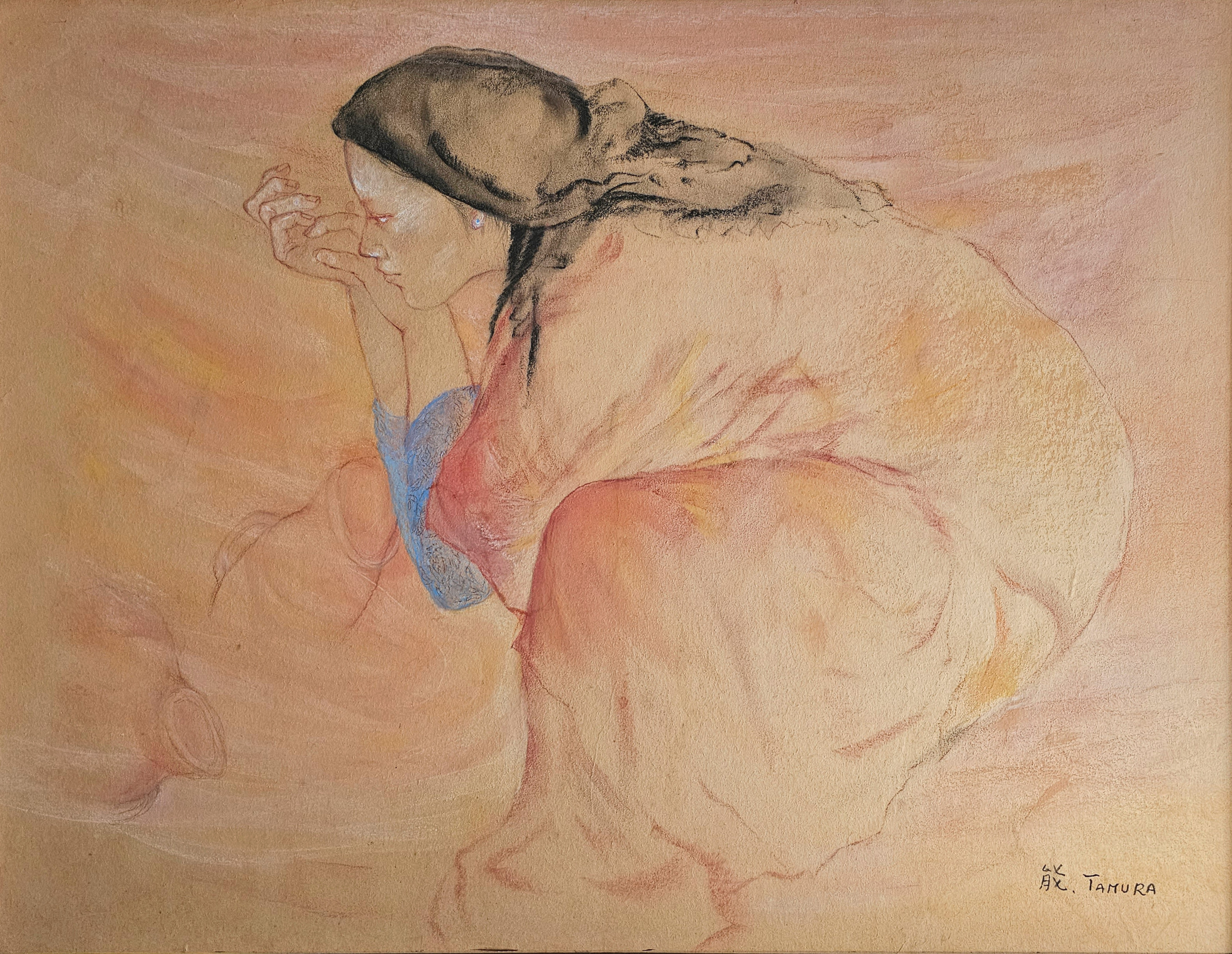 【銀座・和光】「田村能里子素描展 ー凛とつややかにー」を9月26日（木）より開催のサブ画像3_素描シリーズ -2（77×100㎝）